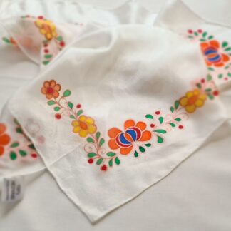 Šatka hodvábna Folklór 55x55cm